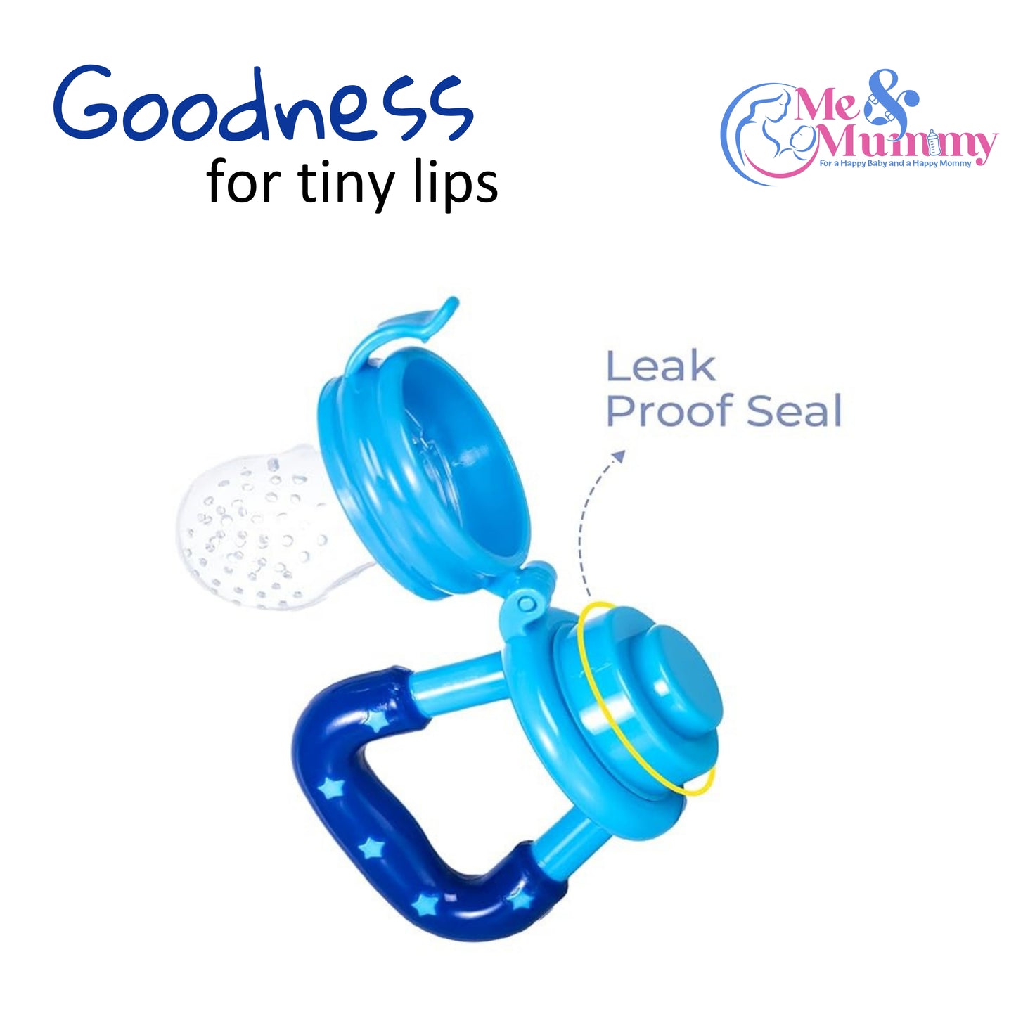 Silicone Food/Fruit Nibbler , Soft Pacifier/Feeder, Teether for Baby, Infant single Pack