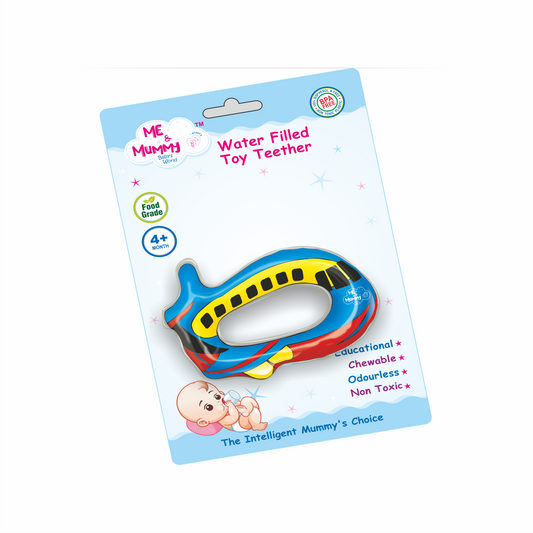 Me And Mummy Water Teether for 6 to 12 Months Baby Easy Grip, Water Filled Silicone for Teething Baby Toy Gums (Any 1)