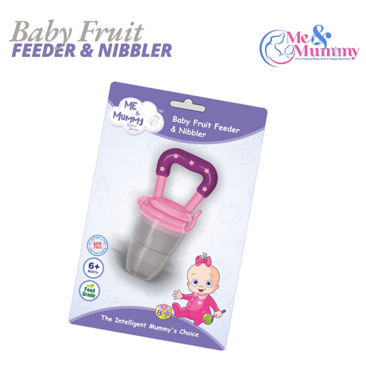 Silicone Food/Fruit Nibbler , Soft Pacifier/Feeder, Teether for Baby, Infant single Pack