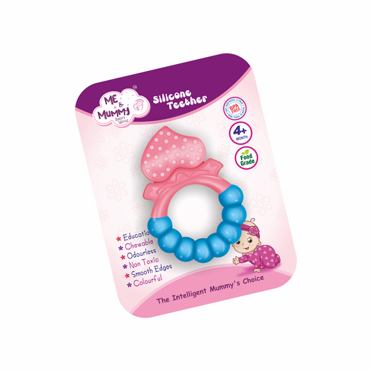 Silicone Rattles And Teathers For New Borns, Baby,Kid (Multi Color)